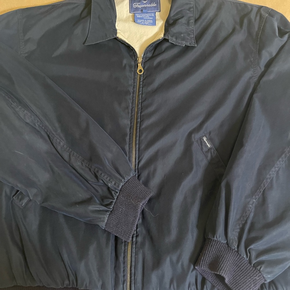 Men’s Faconnable Albert Goldberg Water Repellent Bomber Jacket | Size Large